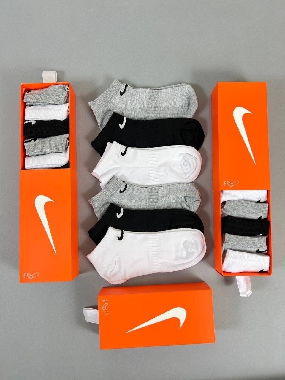 носки nike в подарочной коробке,наборы носков,подарочный набор носков nike,носки брендовые,носки мужские