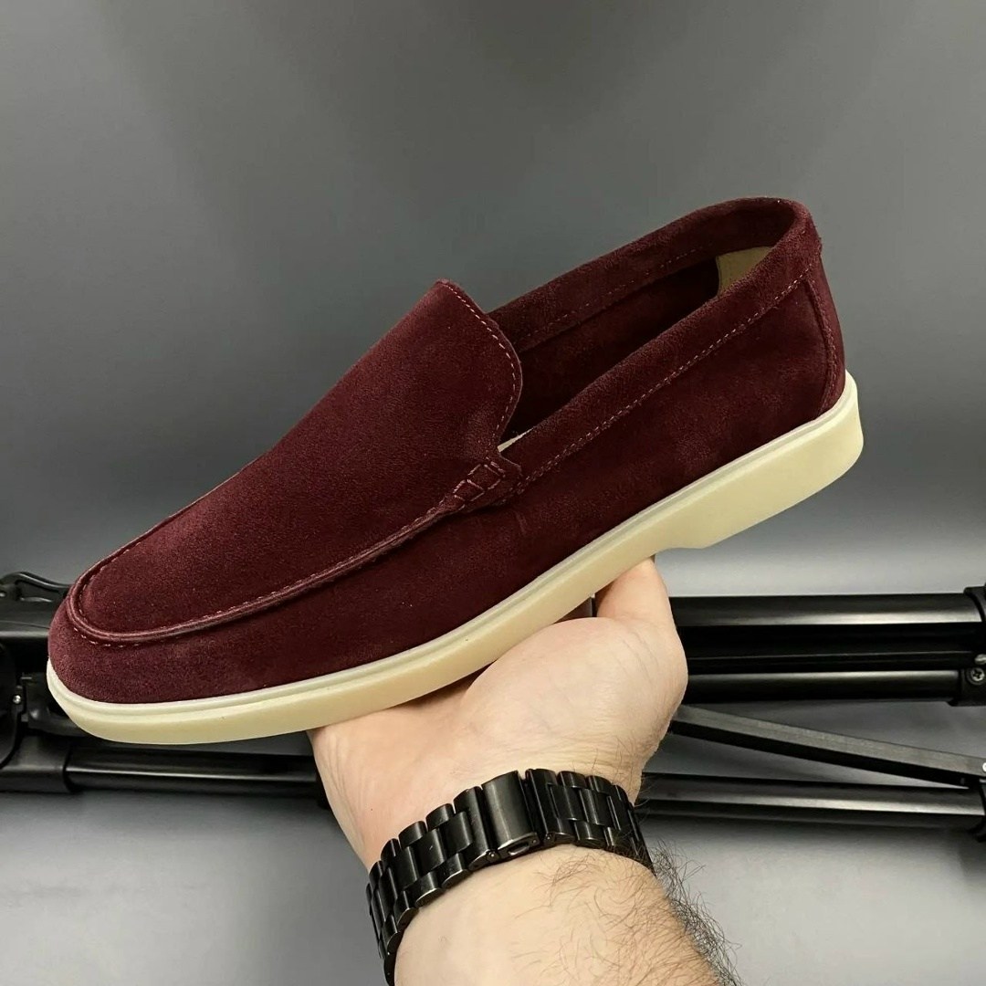 бордовые лоферы,,лоферы loro piana summer walk бордовые,loro piana бордовые лоферы,лоферы мужские бордовые