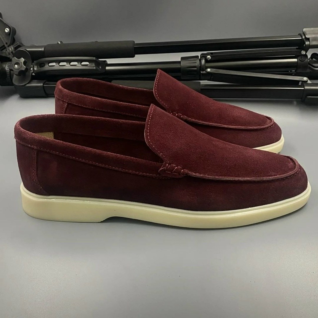 бордовые лоферы,,лоферы loro piana summer walk бордовые,loro piana бордовые лоферы,лоферы мужские бордовые