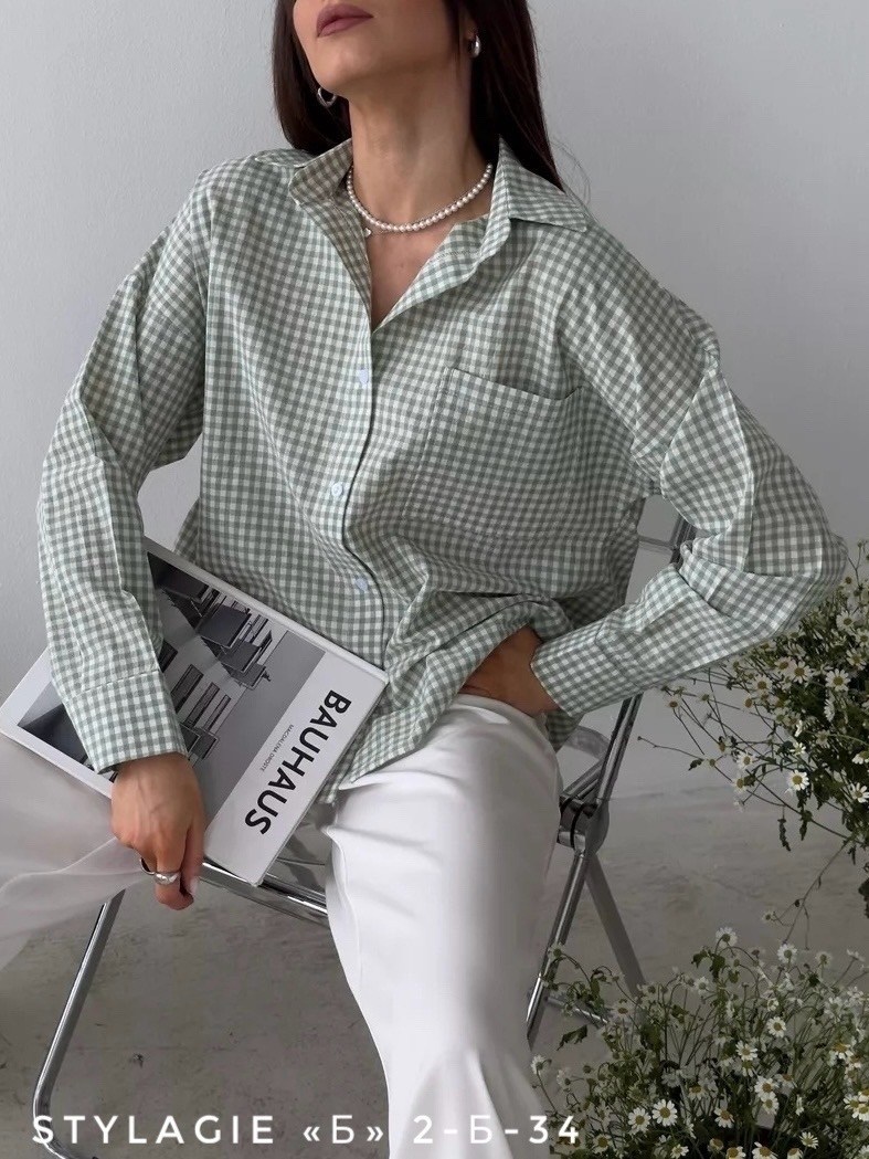 хлопковая рубашка в клетку cosmo brand,рубашка оверсайз летняя в клетку betrendy wear,стильная рубашка,хлопковая рубашка в клетку,рубашка оверсайз в клетку