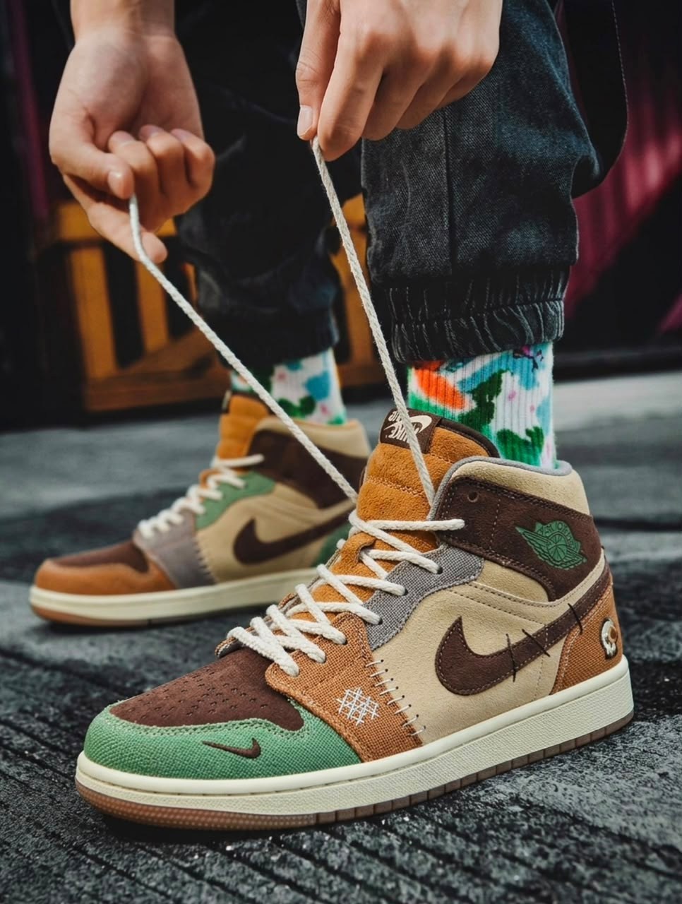 кроссовки nike air jordan 1 high voodoo,кроссовки,air jordan 1 retro high og,nike air jordan 1,кроссовки мужские зимние jordan 1 high og sp travis scott