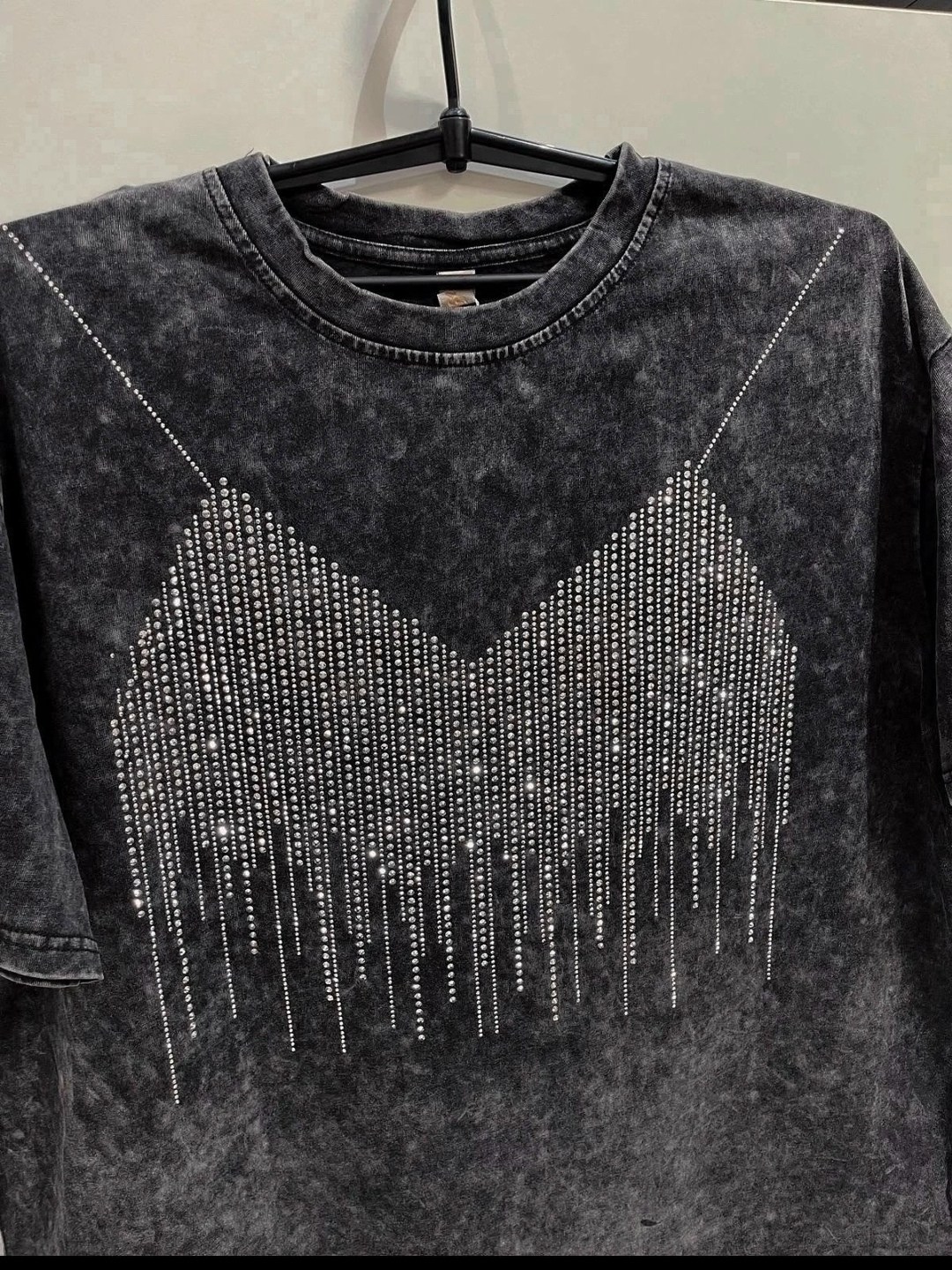 футболка варенка,женская футболка,футболка оверсайз со стразами fashion lux,стильная футболка,модная кофта