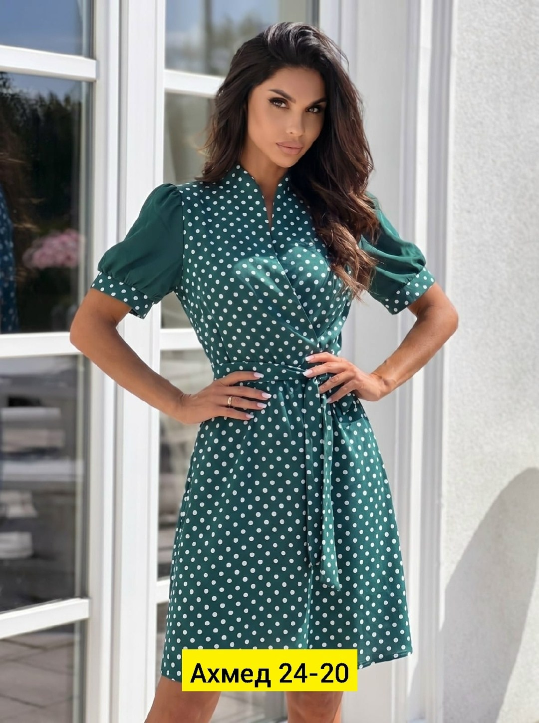 летнее платье,платье,женская платье,женское платье в горох,стильное платье