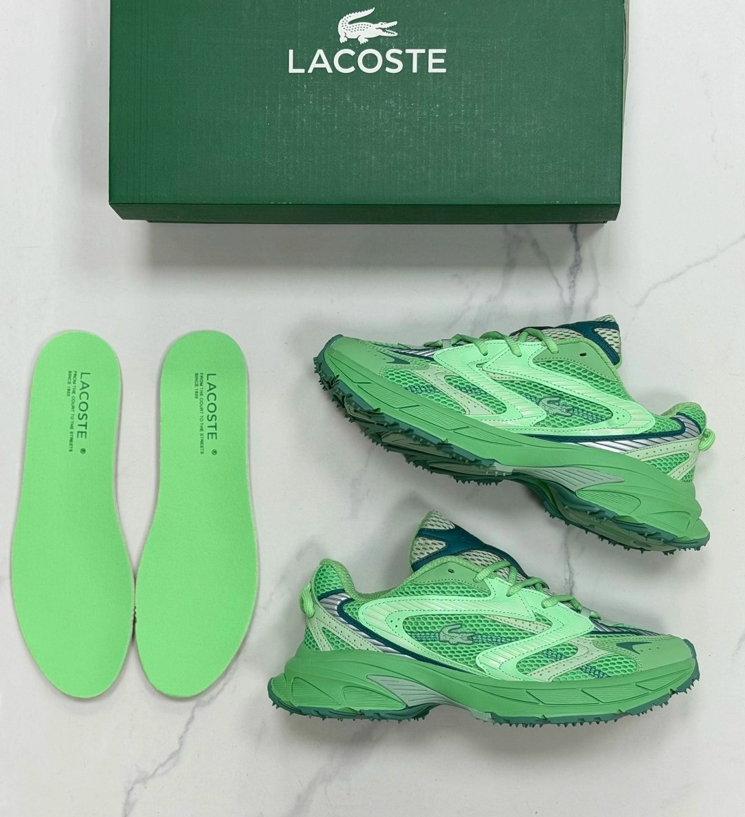 кроссовки мужские balenciaga track 2.0 clear sole fluo зеленый,кроссовки,женские кроссовки,кроссовки зеленые,lacoste кроссовки