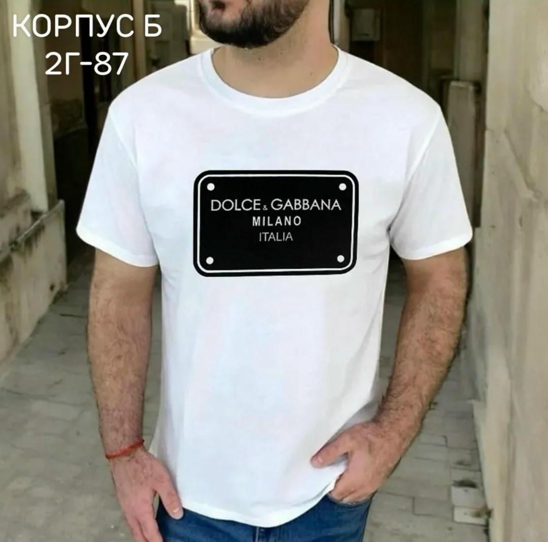 футболка мужская белая,футболка с принтом,футболка мужская,футболка dolce & gabbana,футболки для мужчин