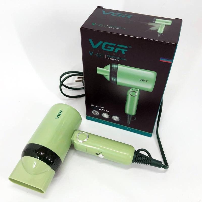 фен дорожный,фен для волос v,фен для волос vgr,фен для сушки и укладки волос со складной ручкой,складной фен