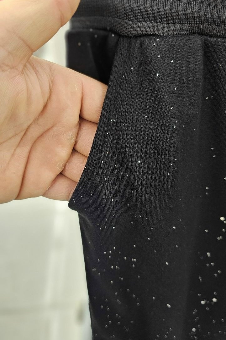 женские широкие брюки starry sky ice silk с высокой талией,повседневные брюки,брюки женские черные,брюки классические,блестящие брюки из полиэстера