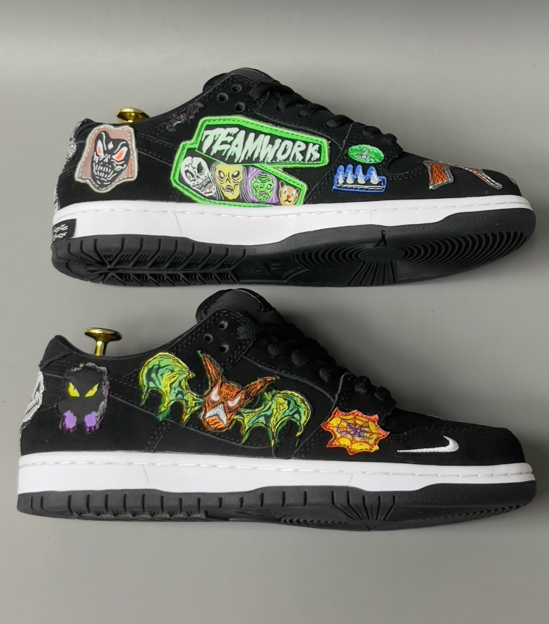 кроссовки nike sb dunk low pro qs neckface,кроссовки nike neckface x dunk low pro sb 'black',кроссовки,кроссовки nike sb dunk low,neckface x nike sb dunk low