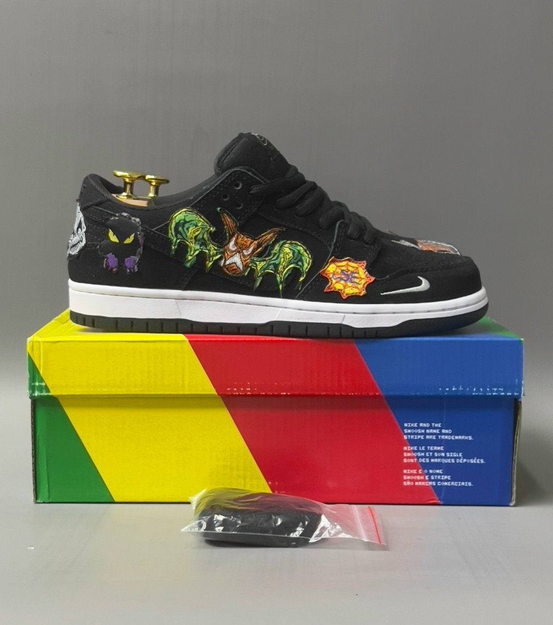 кроссовки nike sb dunk low pro qs neckface,кроссовки nike neckface x dunk low pro sb 'black',кроссовки,кроссовки nike sb dunk low,neckface x nike sb dunk low