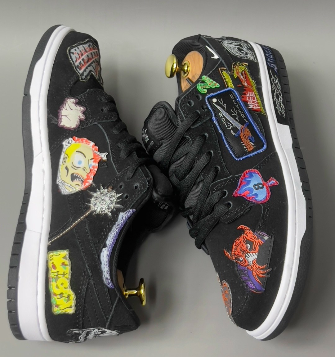 кроссовки nike sb dunk low pro qs neckface,кроссовки nike neckface x dunk low pro sb 'black',кроссовки,кроссовки nike sb dunk low,neckface x nike sb dunk low