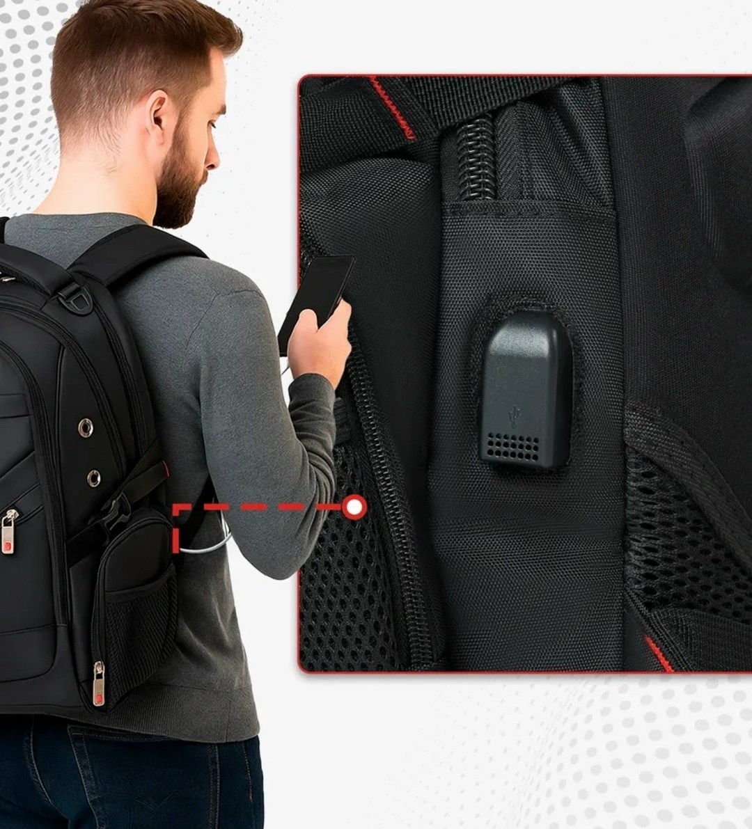 рюкзак swissgear,городской рюкзак swissgear 8810,рюкзак swissgear 8861характеристики чёрный,рюкзак,рюкзаки мужской