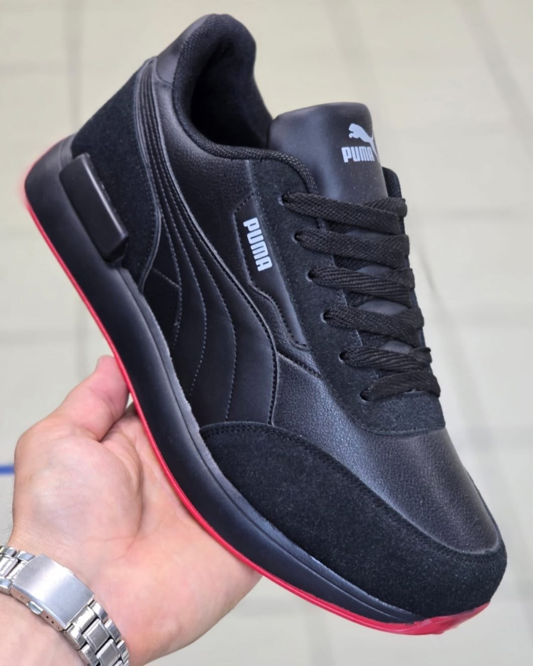 кроссовки puma,кроссовки puma мужские,мужские кроссовки пума,,кроссовки мужские puma st runner v2 full черные