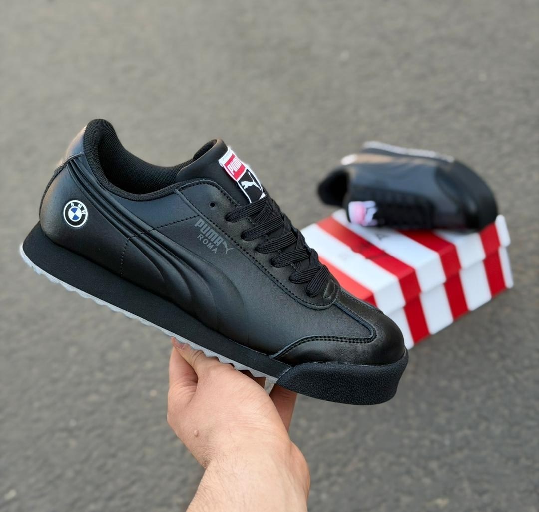 кроссовки пума мужские бмв моторспорт,мужские кроссовки puma roma bmw motorsport black,puma roma bmw,puma bmw mms roma,кроссовки puma bmw