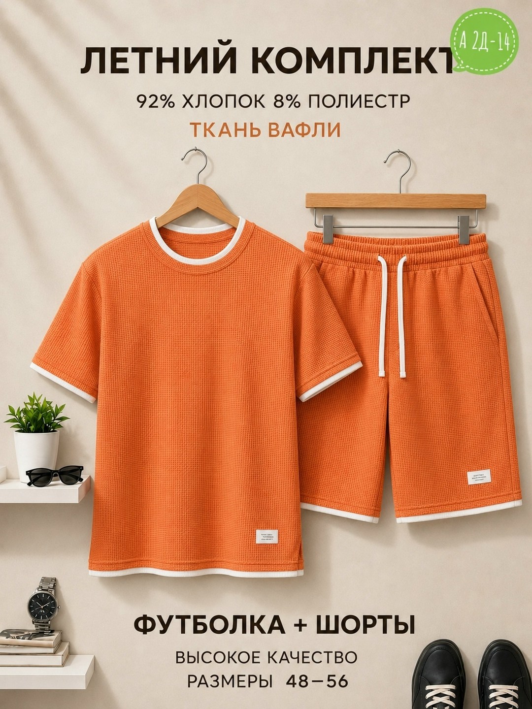 летний спортивный костюм с шортами и футболкой,футболки комплект,футболка и шорты комплект,летний мужской костюм из вафельной ткани,спортивный костюм с шортами и футболка