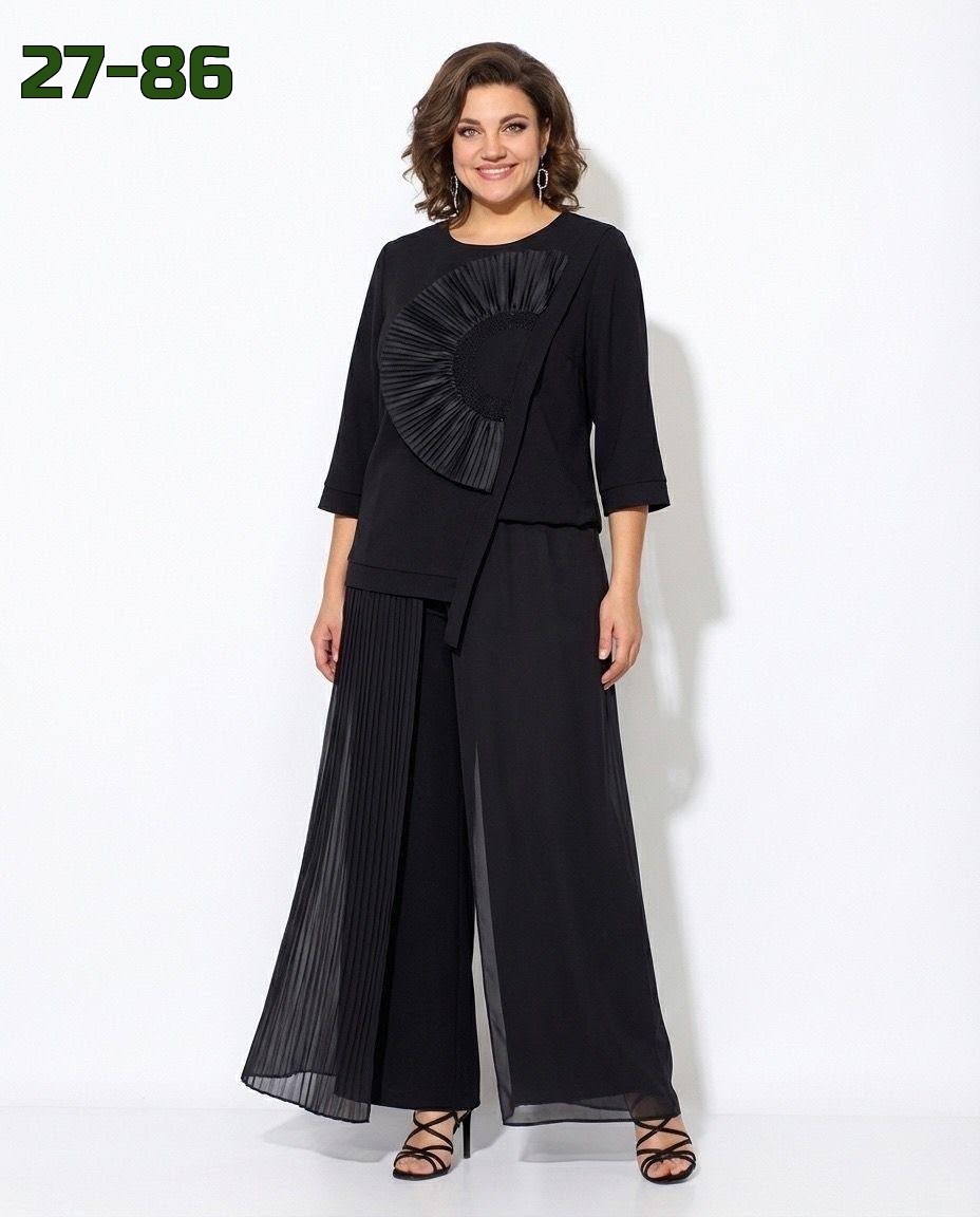 платье aira style 24413 черный,женский костюм,,женский брючный костюм,жакет свободный