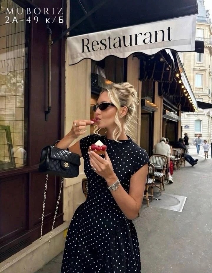 стильное платье,модное платье,платье,платье фасон,платье в горошек