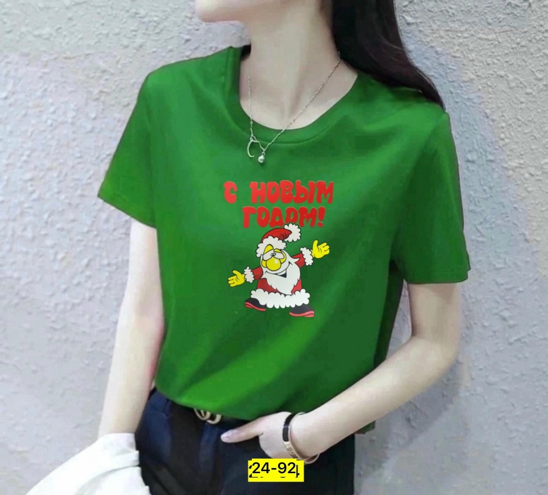 футболка женская новогодняя,футболка новогодняя,футболка женская,базовая футболка с новогодним принтом,детская футболка