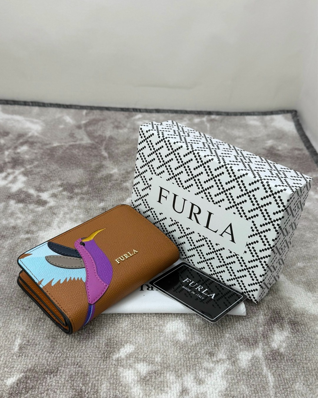 кошелек furla,кошелек женский furla f 2 черный,фурла кошелек с колибри,кошелек женский,furla колибри кошелек