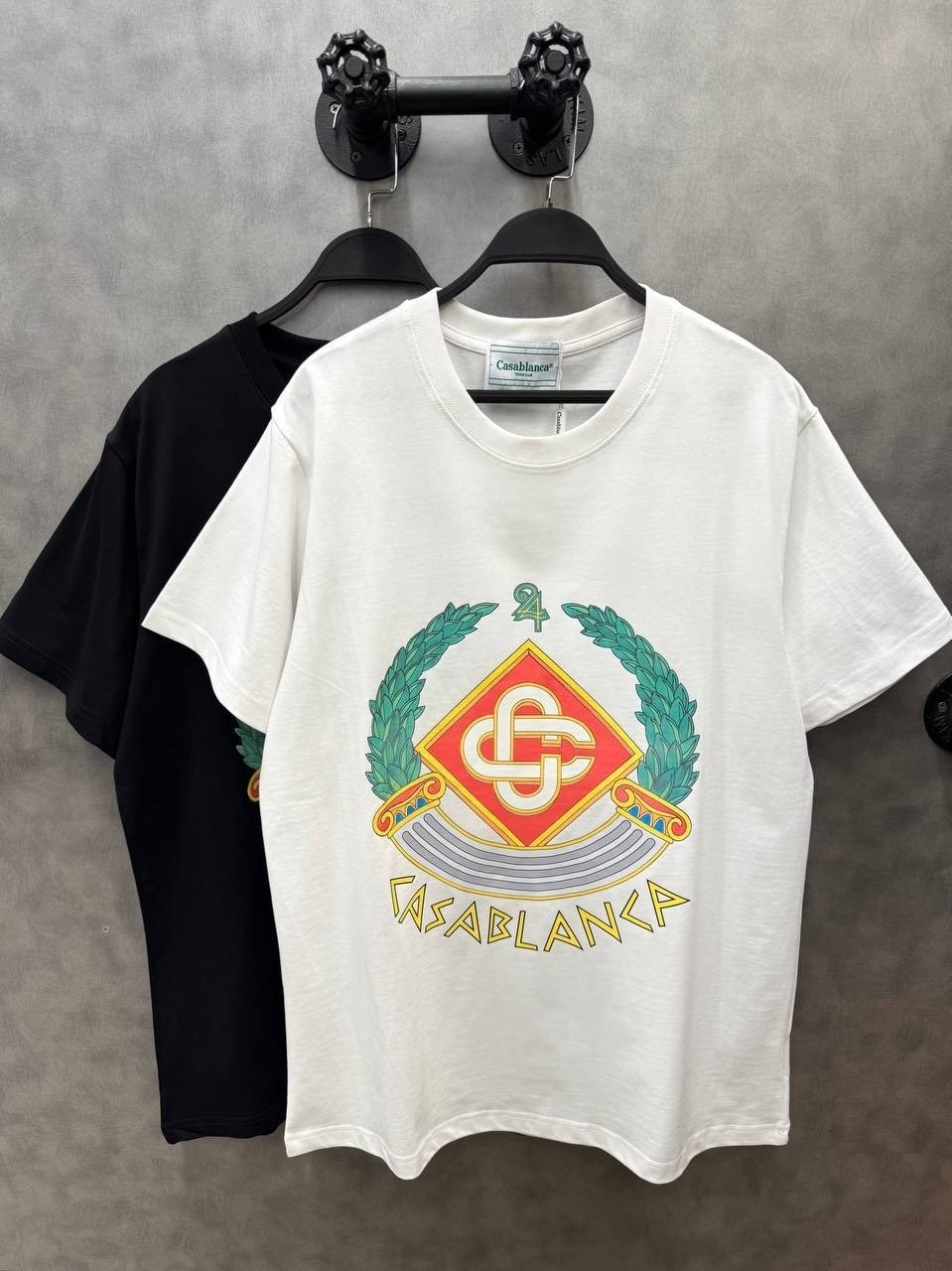 футболка casablanca,мужские футболки casablanca,оверсайз футболка,футболка stone island оверсайз