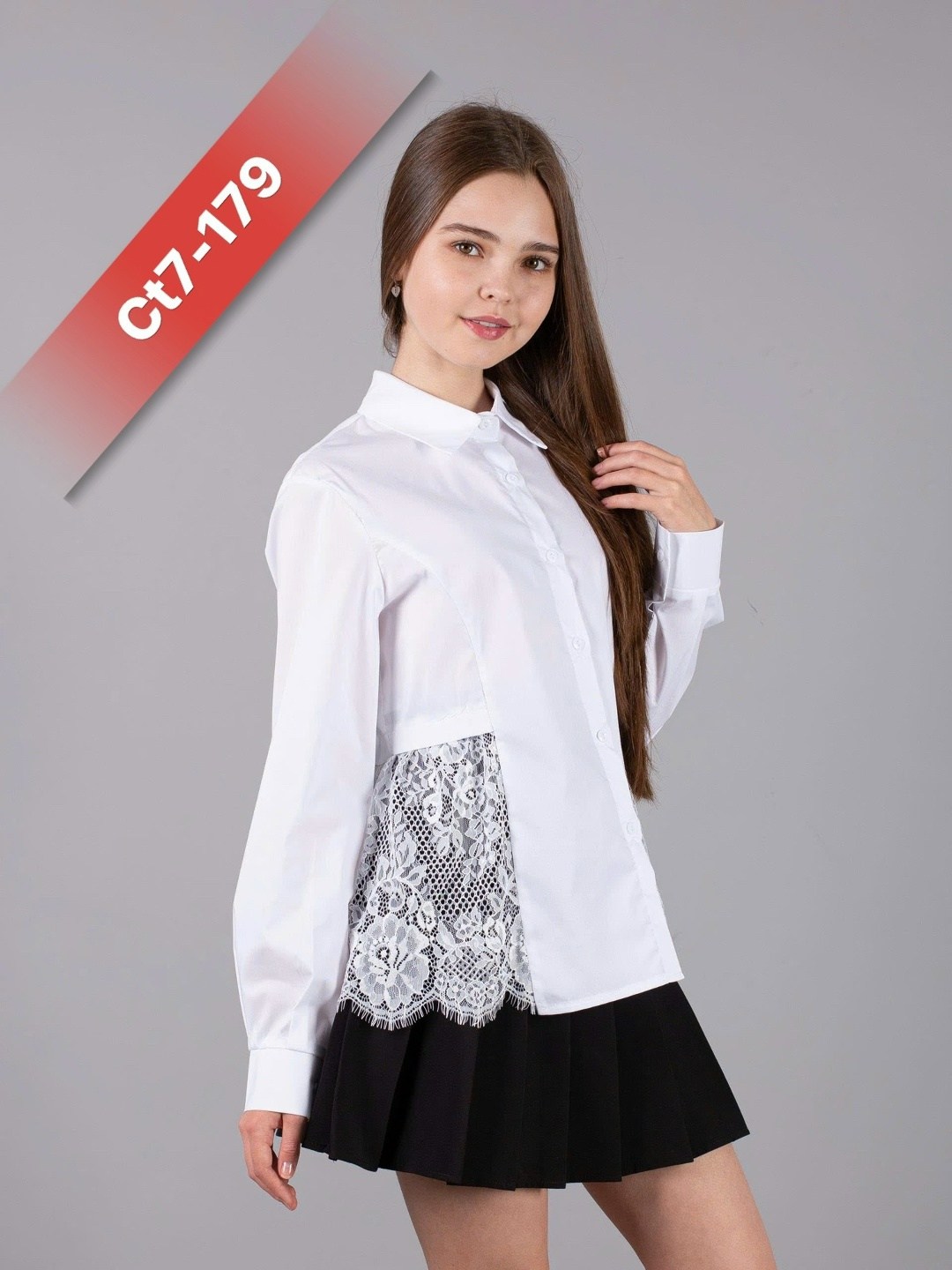 блузка к школе,блузка школьная,рубашка школьная укороченная для девочки za'i,школьная блузка для девочки,блузка для девочки