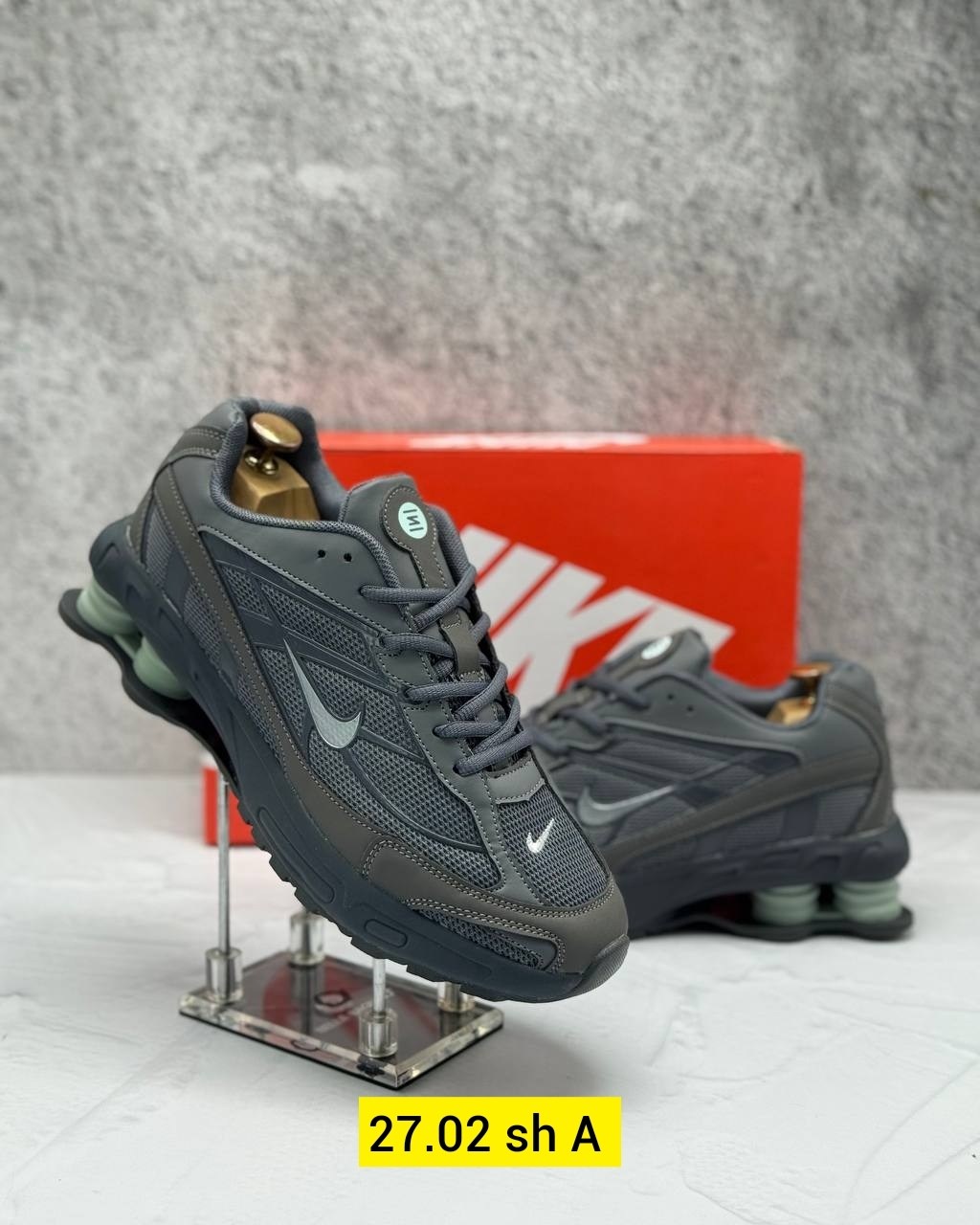 ,повседневные кроссовки,кроссовка мужской,supreme x nike shox ride 2,кроссовки мужские женские