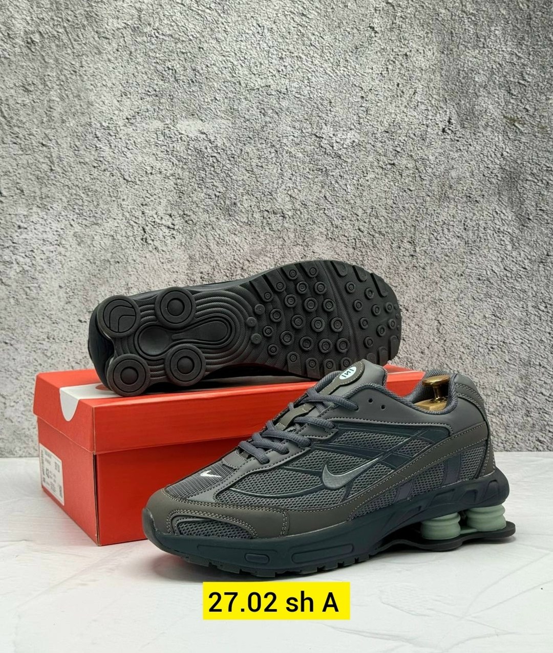 ,повседневные кроссовки,кроссовка мужской,supreme x nike shox ride 2,кроссовки мужские женские