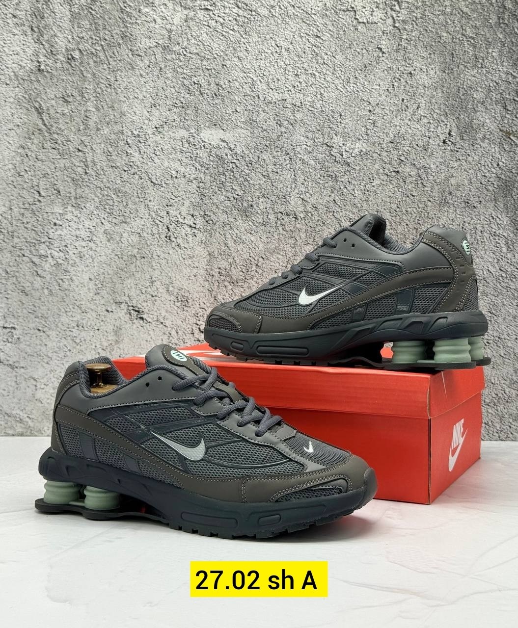 ,повседневные кроссовки,кроссовка мужской,supreme x nike shox ride 2,кроссовки мужские женские