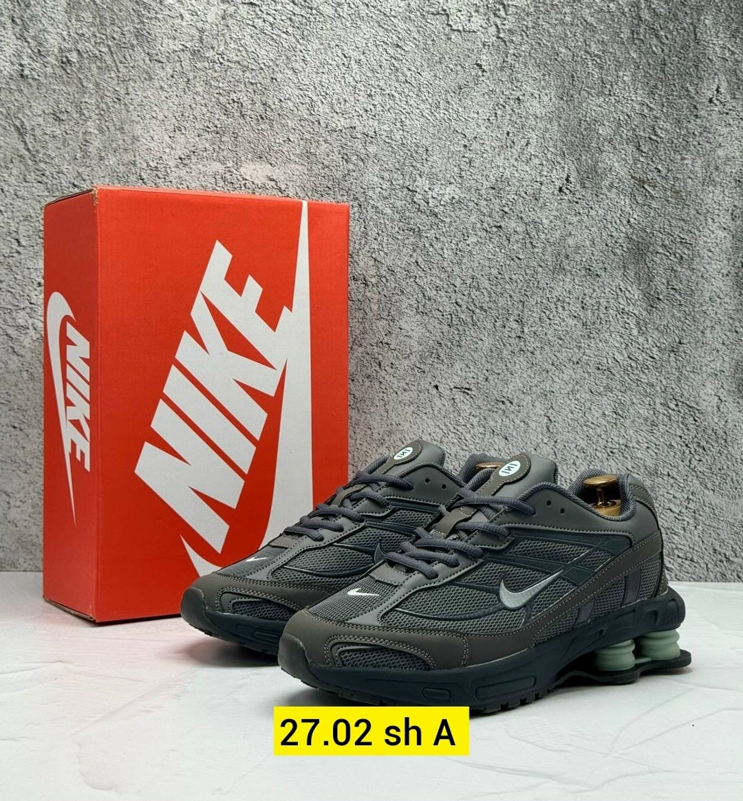 ,повседневные кроссовки,кроссовка мужской,supreme x nike shox ride 2,кроссовки мужские женские