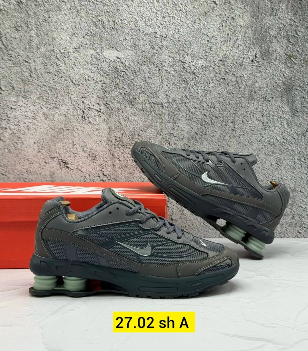 ,повседневные кроссовки,кроссовка мужской,supreme x nike shox ride 2,кроссовки мужские женские