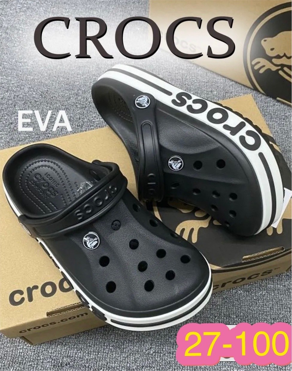 сабо crocs,crocs мужские,кроксы мужские,сабо кроксы летние большие solomax цвет черный,сабо кроксы взрослые летние черные solomax
