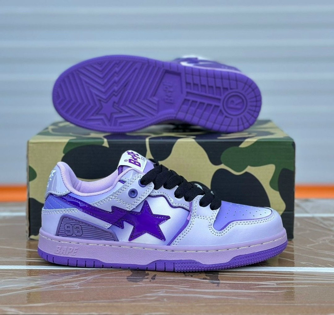 кроссовки bape,кроссовки bape sta,кроссовки bape sta фиолетовые,кроссовки,фиолетовые кроссовки
