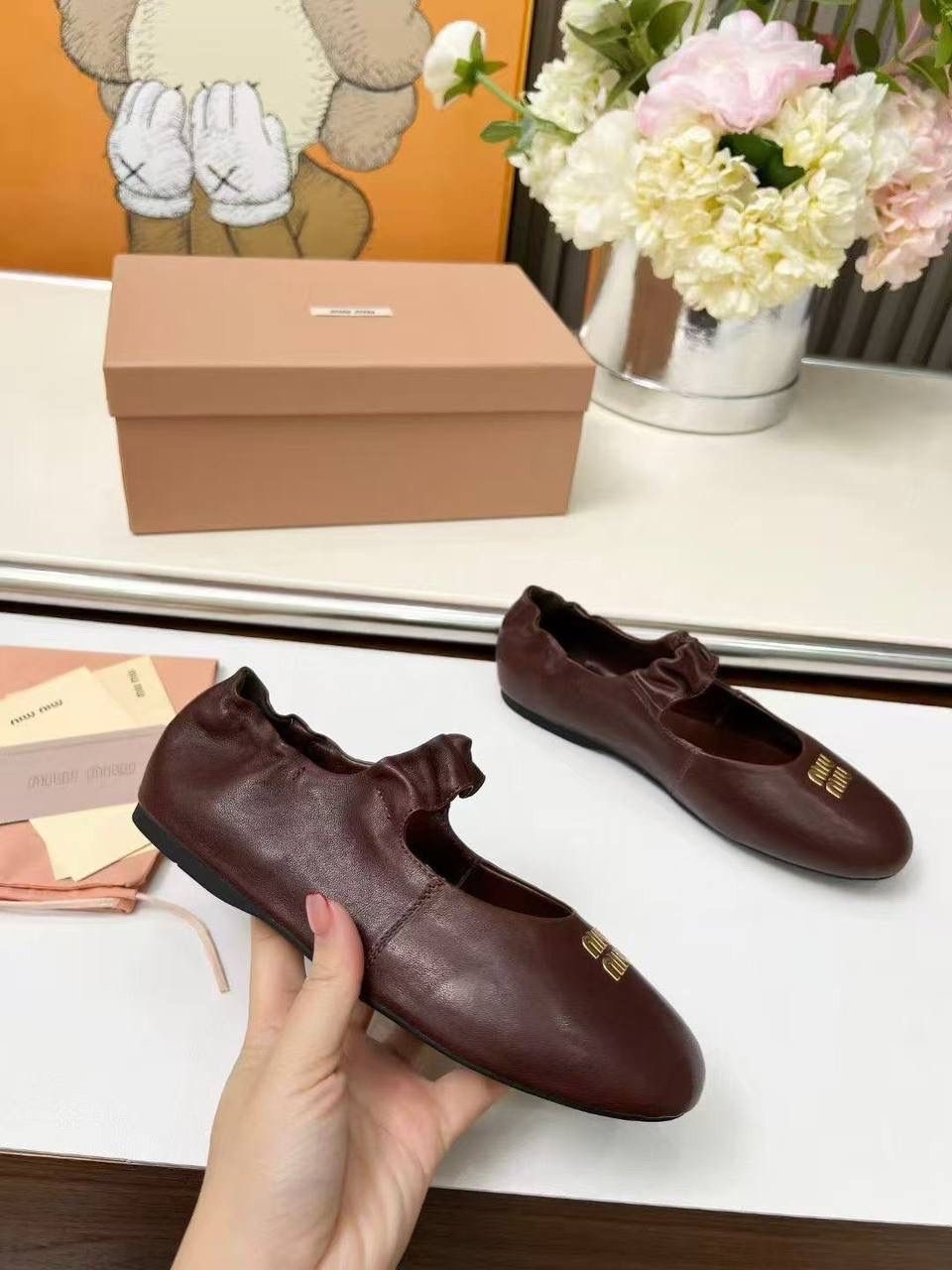 женские черные замшевые туфли miu miu,,туфли miu miu,женские черные замшевые туфли miu miu lm-21960,балетки miu miu