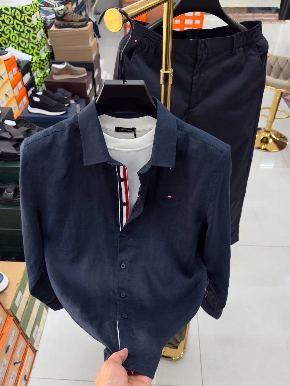 рубашка polo ralph lauren,мужская мода,летние мужские костюмы,мужской костюм двойка рубашка,рубашка в полоску