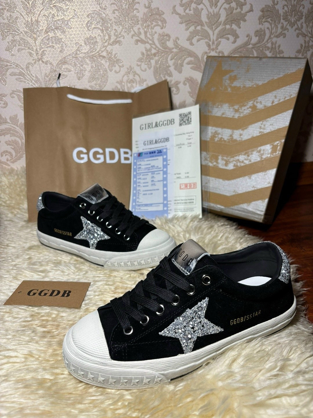 golden goose кеды hi star черный,кеды hi star с блестками golden goose черный,,кеды golden goose,кроссовки golden goose