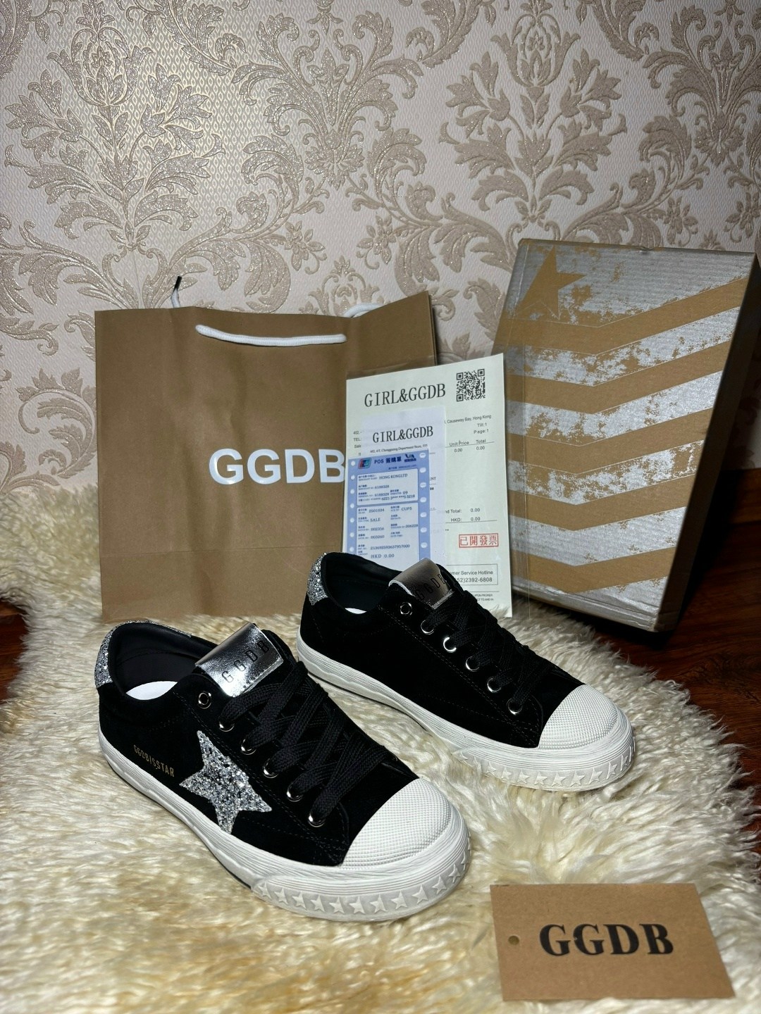golden goose кеды hi star черный,кеды hi star с блестками golden goose черный,,кеды golden goose,кроссовки golden goose