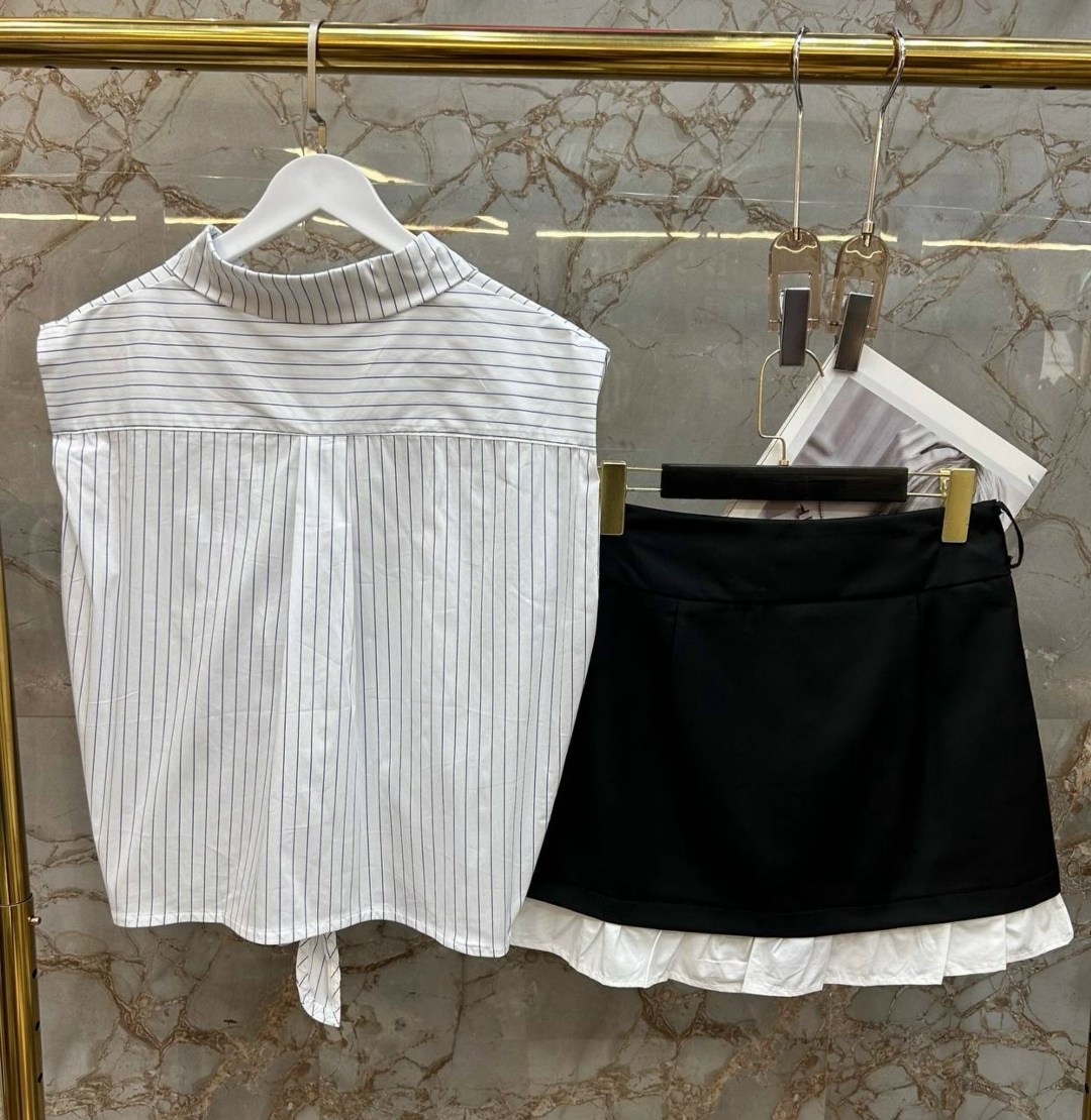 костюм miu miu,кофта miu miu,стильные костюмы,поло miu miu,костюм с юбкой