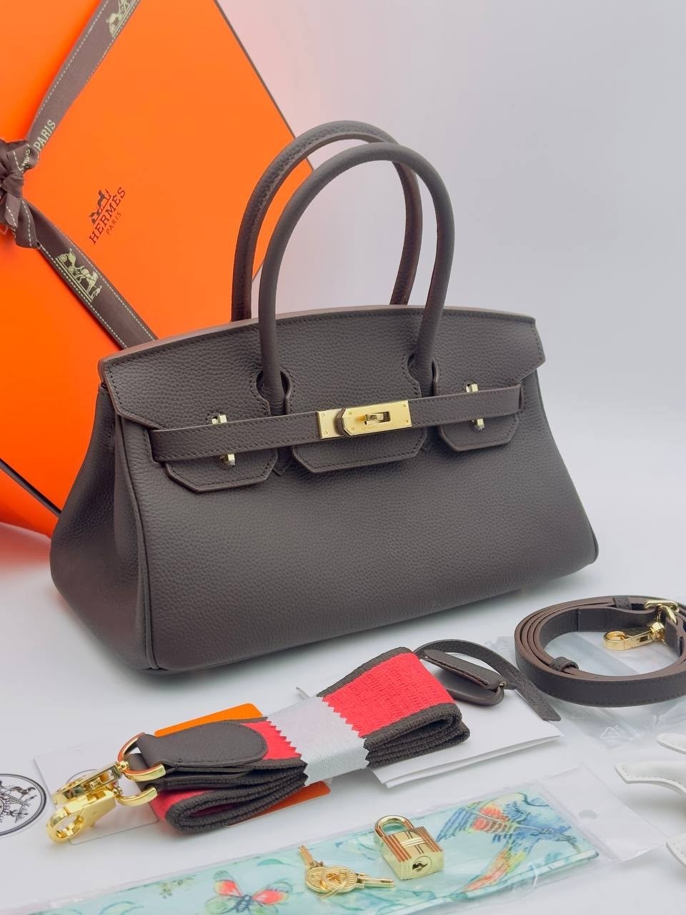 сумка hermes,женская сумка hermes birkin 35x26 см a109406 оранжевая,сумка хермес оранжевая,сумка эрмес биркин оранжевая,сумка женская hermes