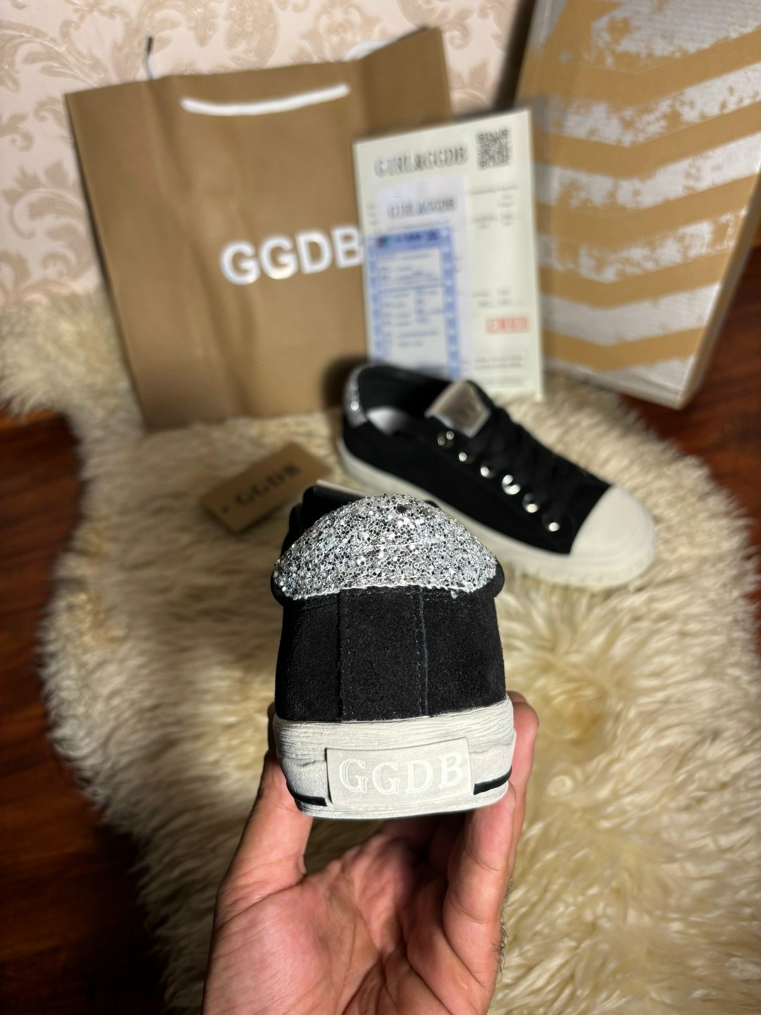 golden goose кеды hi star черный,кеды hi star с блестками golden goose черный,,кеды golden goose,кроссовки golden goose