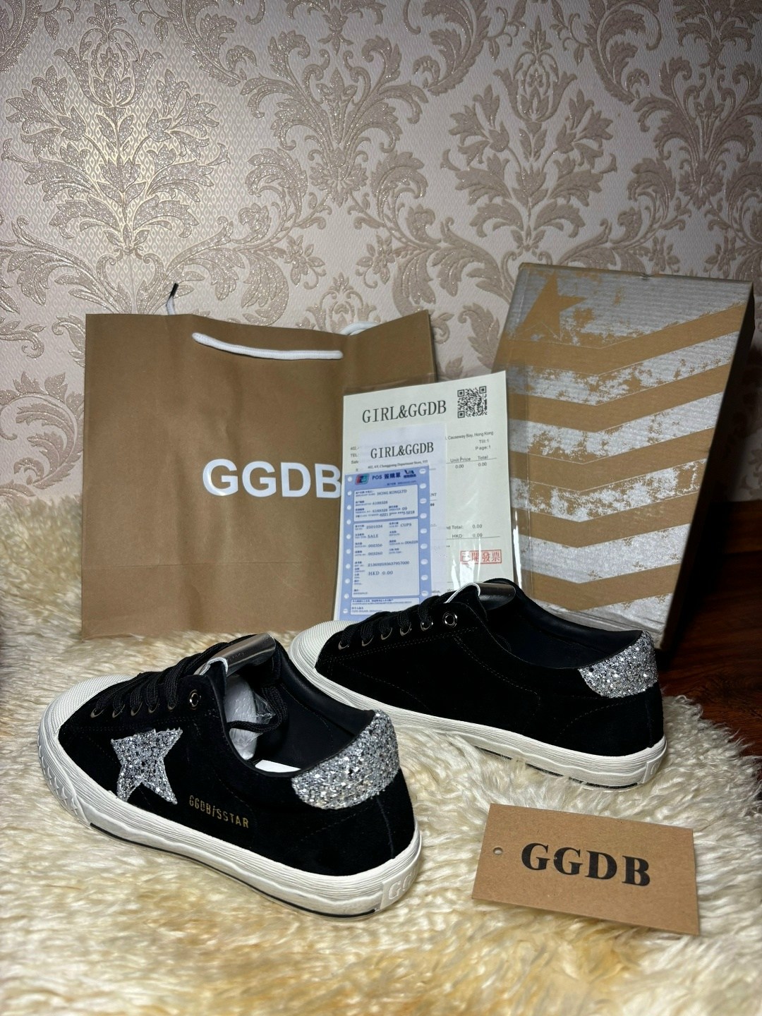 golden goose кеды hi star черный,кеды hi star с блестками golden goose черный,,кеды golden goose,кроссовки golden goose