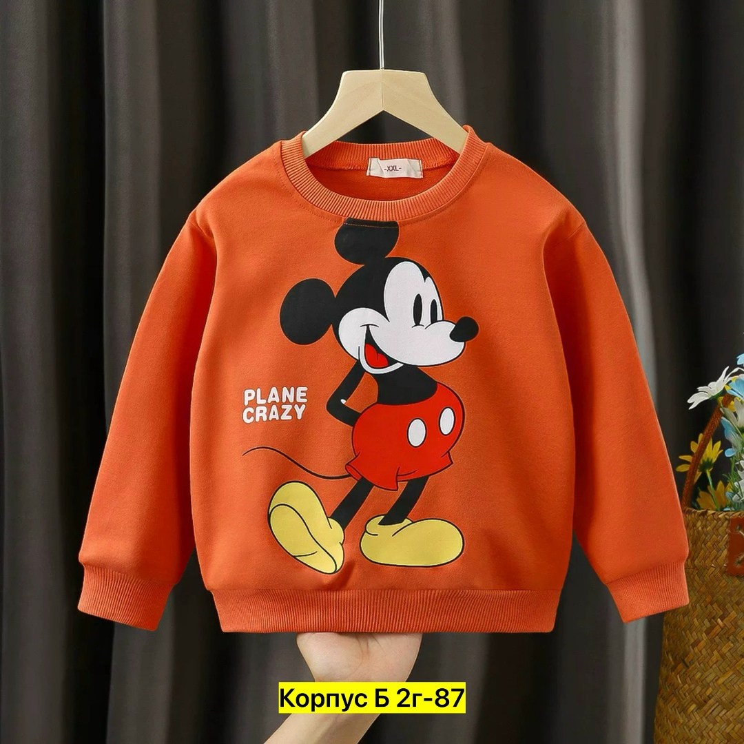 свитшот для мальчика и девочки,детский свитшот,кофта микки маус детская,cвитшот для девочки,cвитшот для мальчика