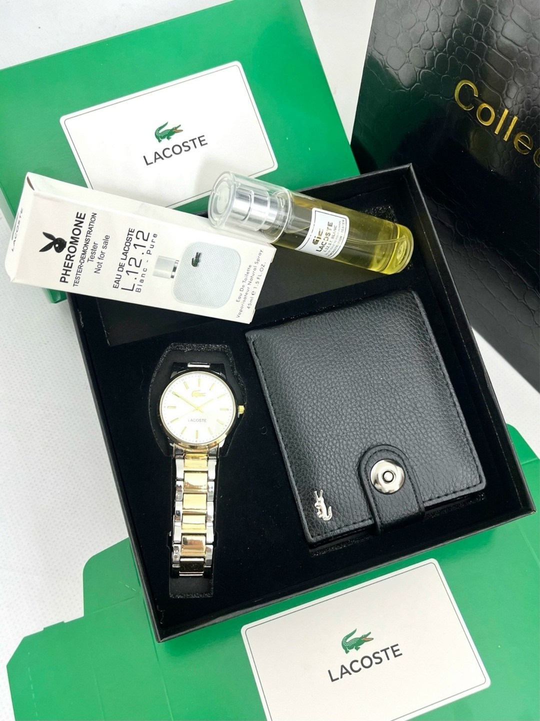 подарочный набор lacoste,мужские наборы,подарочный набор мужской,lacoste портмоне,подарочный набор для мужчин