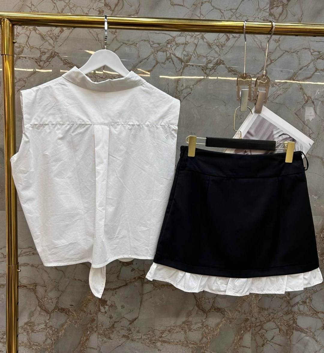 костюм miu miu,кофта miu miu,стильные костюмы,поло miu miu,костюм с юбкой