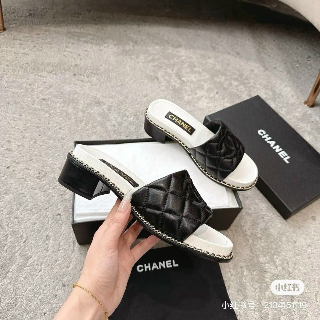 тапочки шанель оригинал новая коллекция,,тапочки chanel женские,шлепанцы chanel,тапочки для женщин в стиле chanel