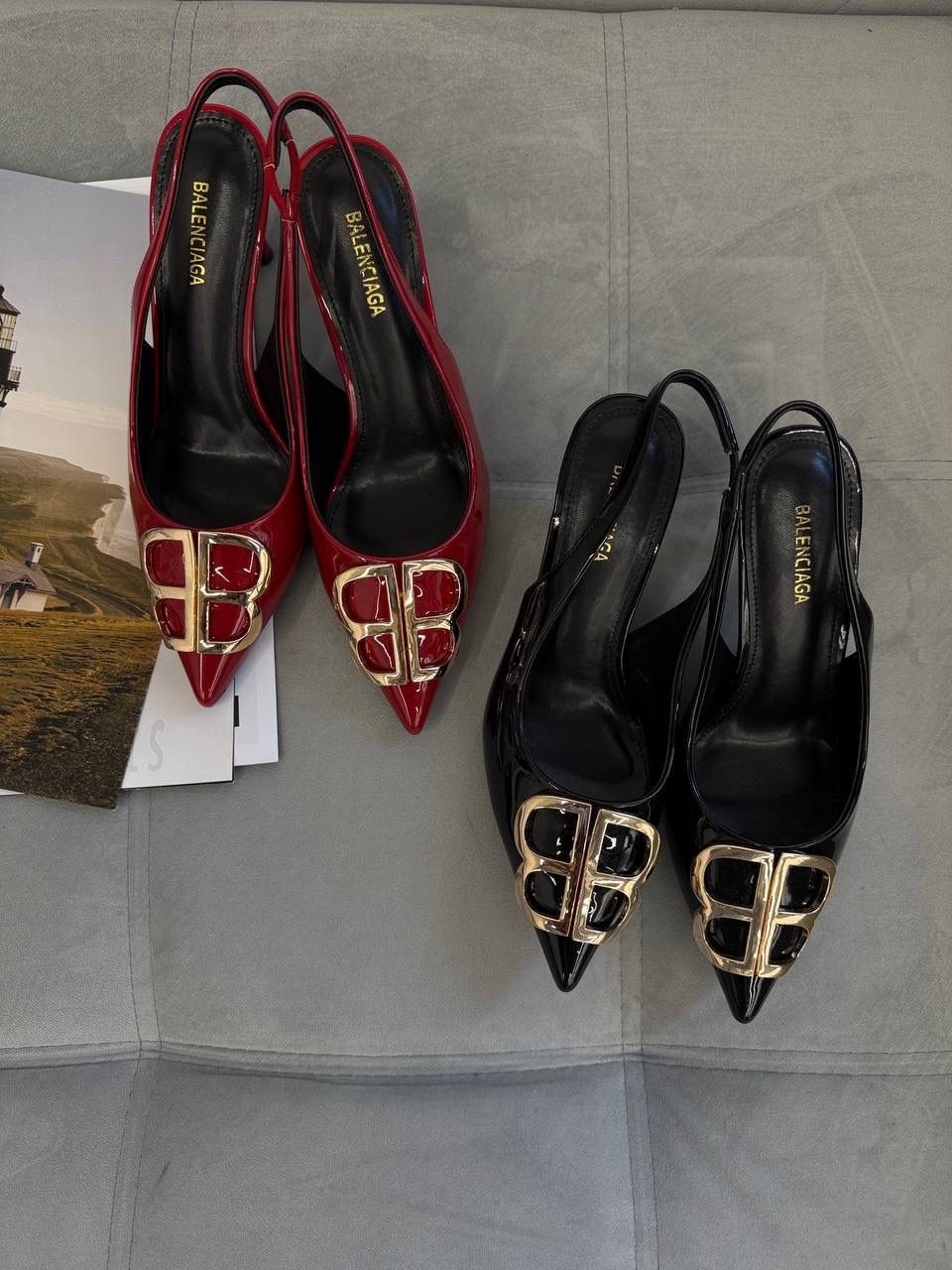 ,туфли balenciaga,босоножки balenciaga,босоножки баленсиага,женские кожаные туфли balenciaga черные лакированные каблук 9 см