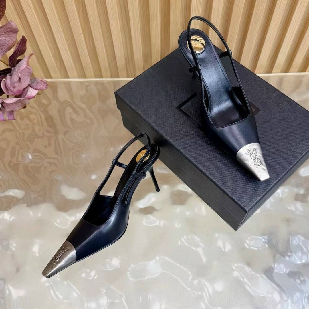 ,женские босоножки,модные женские туфли,туфли saint laurent,женские туфли на высоком каблуке с острым носком