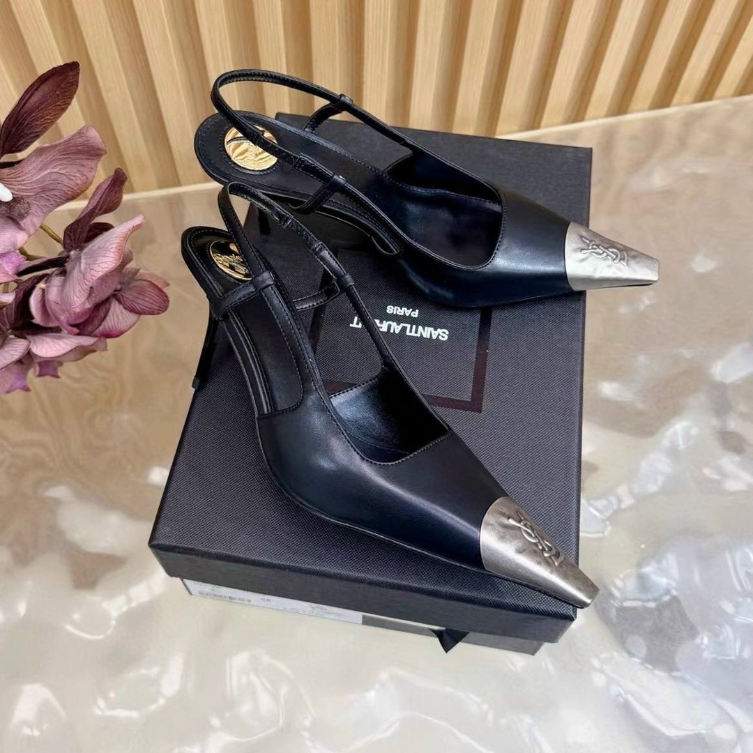 ,женские босоножки,модные женские туфли,туфли saint laurent,женские туфли на высоком каблуке с острым носком