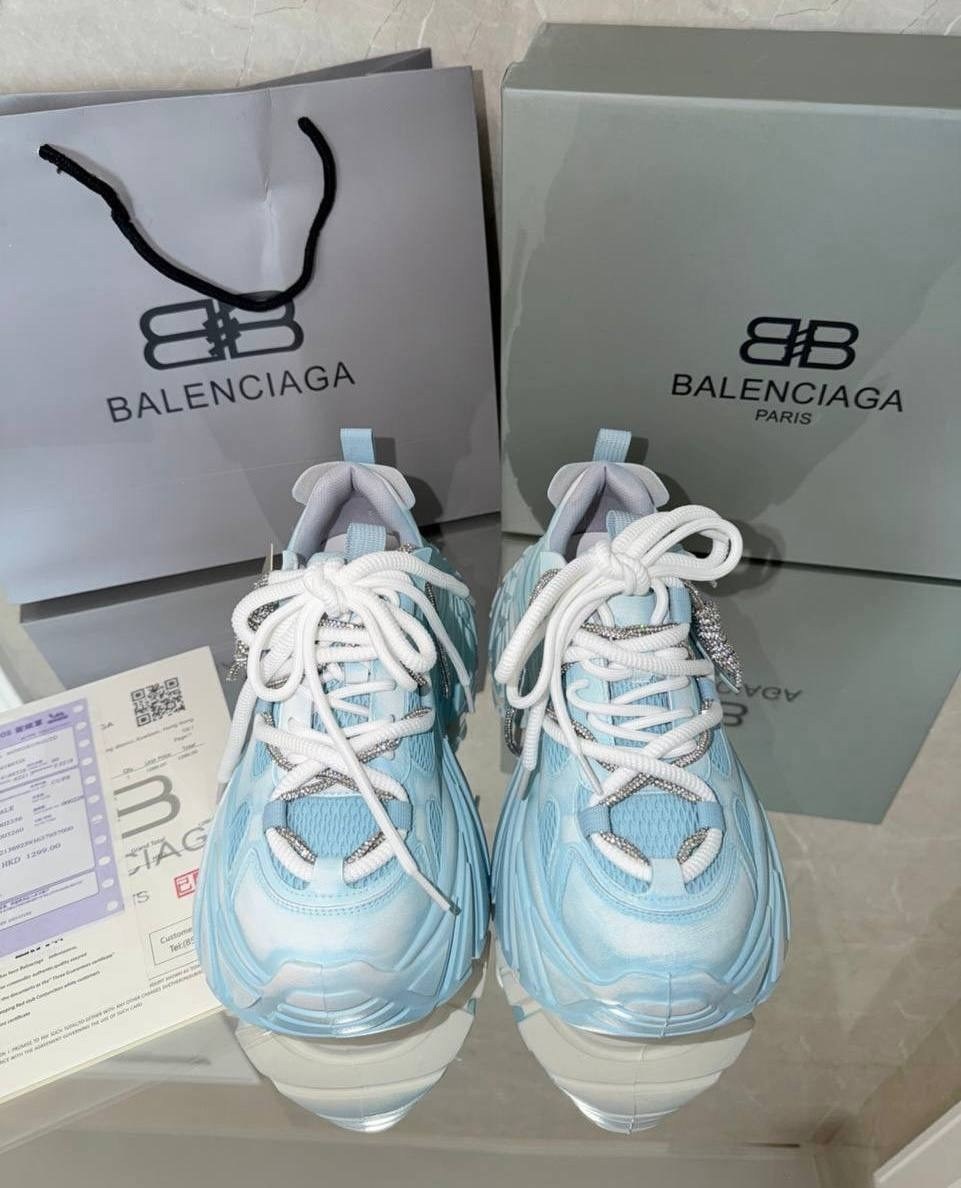 кроссовки женские balenciaga,кроссовки balenciaga,кроссовки balenciaga triple s,balenciaga triple s clear sole, женская balenciaga зеленая