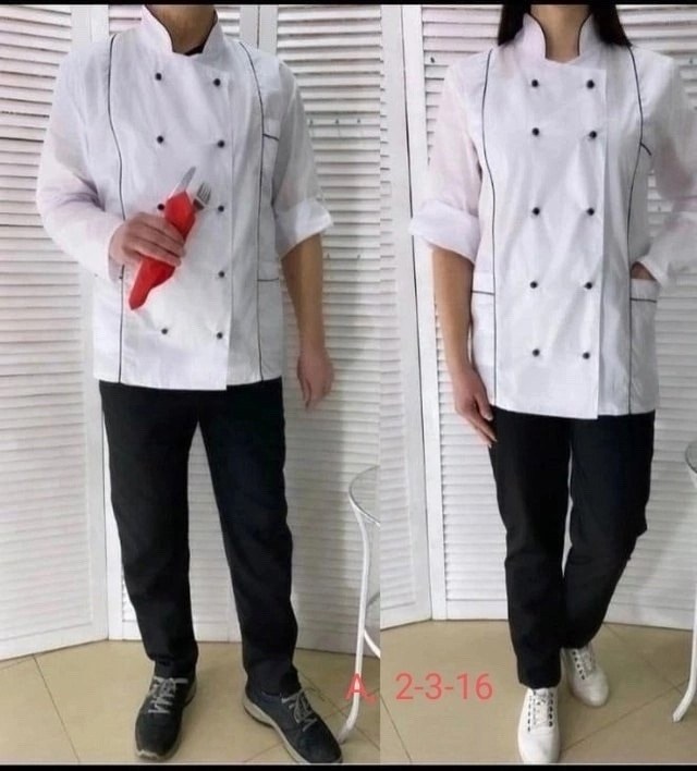 поварской китель унисекс,китель поварской,костюм поварской,китель для повара,костюм для повара