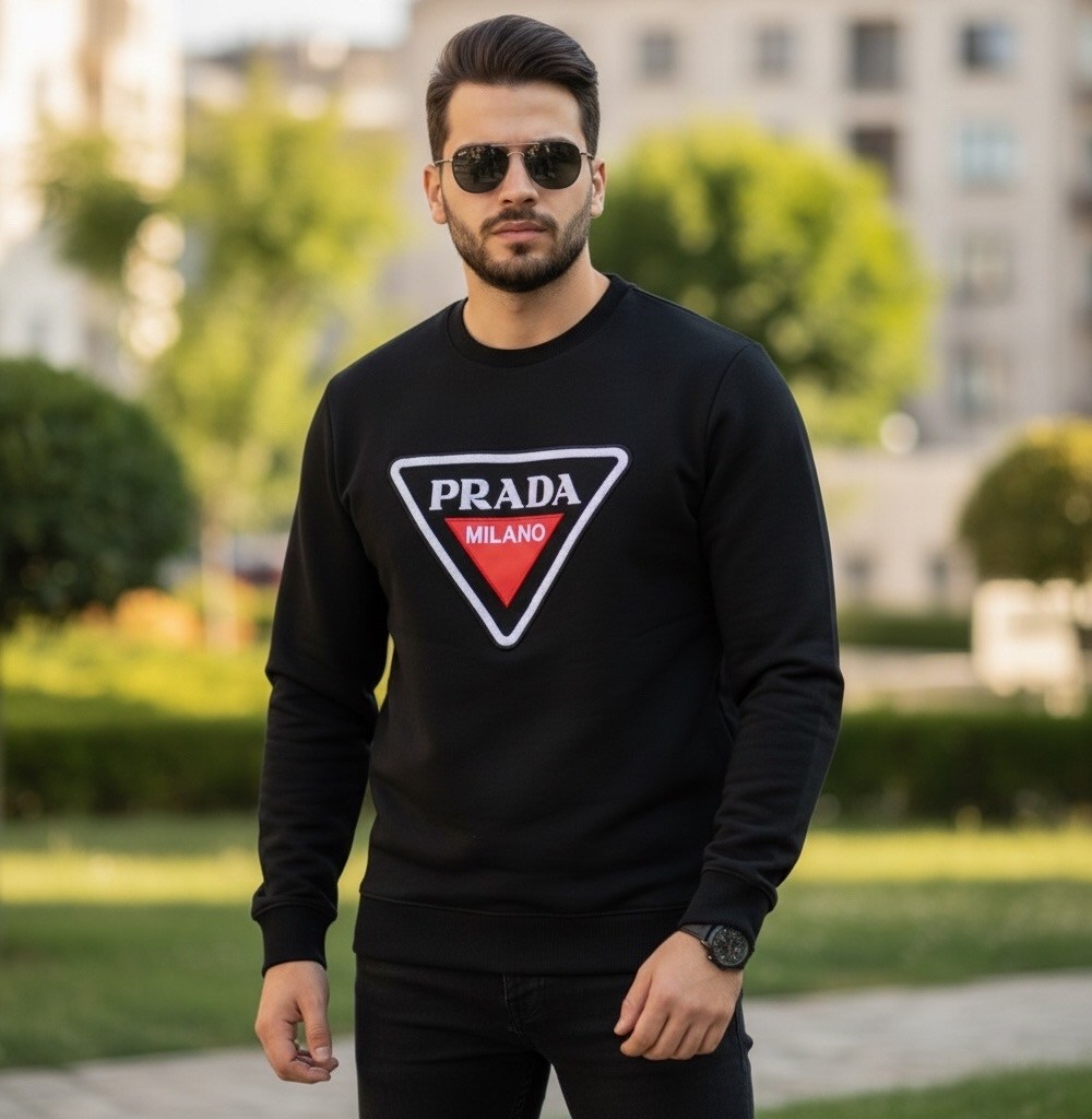 толстовка prada,свитшот prada,мужской свитшот,кофта прада,свитшот прада