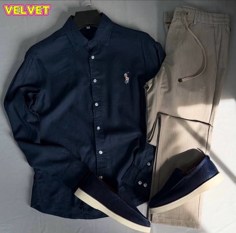 рубашка polo ralph lauren,костюм мужской,рубашка ralph lauren custom fit,рубашка с контрастным логотипом ralph lauren,костюм двойка
